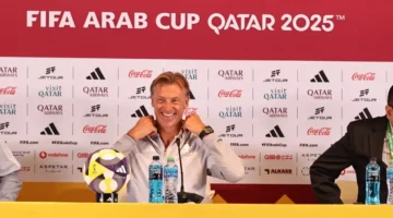 رينارد يبعث تهنئة لفلسطين ويواجه سؤال الدوري السعودي المتكرر